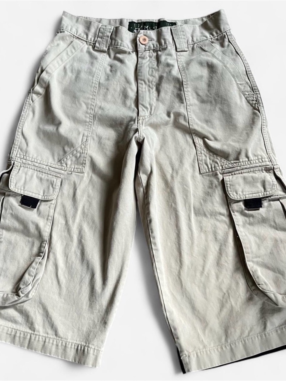 Mudd Men's Light Beige Cargo Shorts